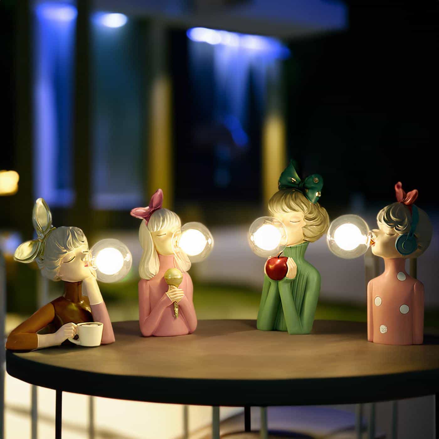 LumaSprite Cartoon Bubble Lamp Nightlight Statue For Kids | Lersk