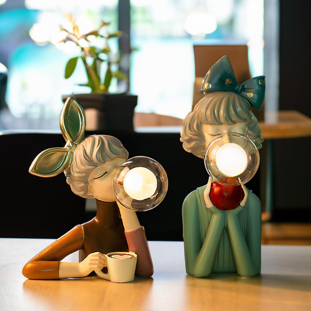 LumaSprite Cartoon Bubble Lamp Nightlight Statue For Kids | Lersk