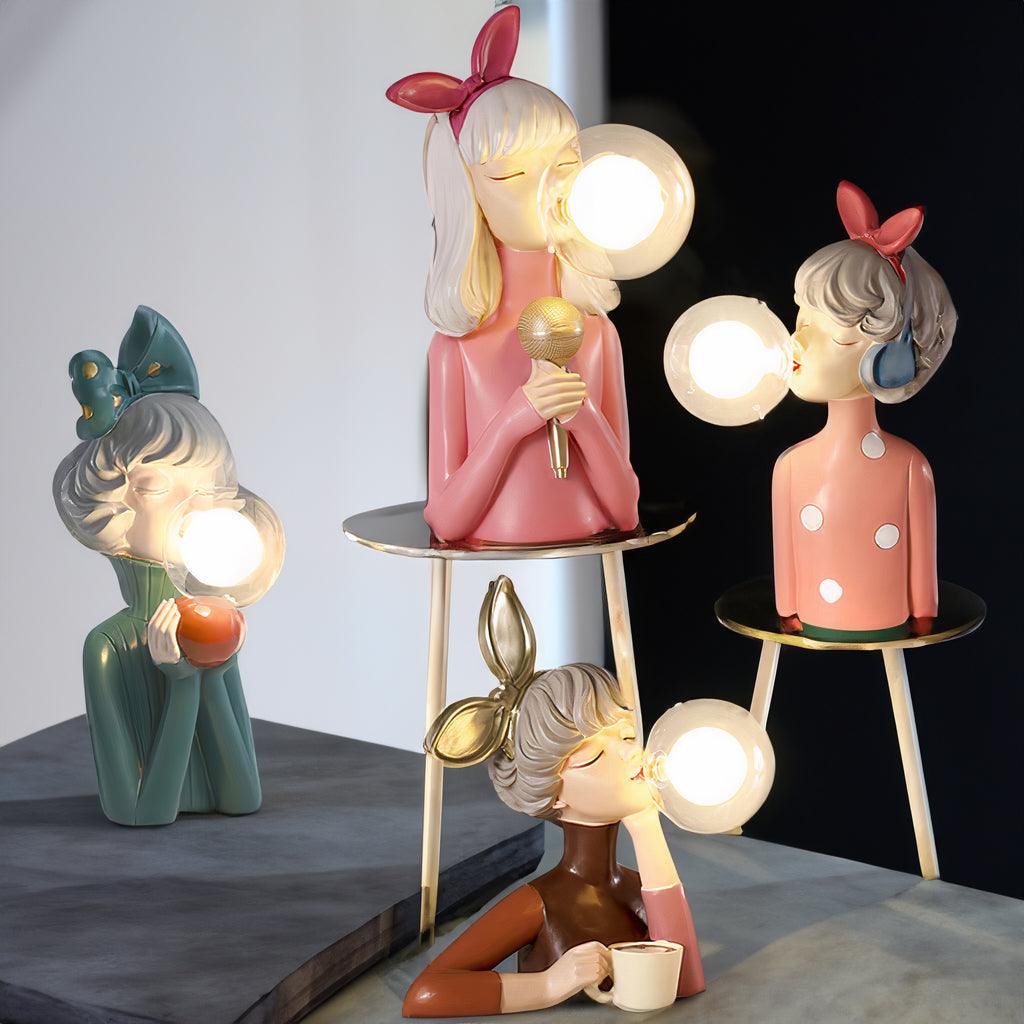 LumaSprite Cartoon Bubble Lamp Nightlight Statue For Kids | Lersk