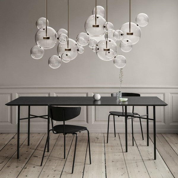 Bolle Pendel Lampe Kugleformet Moderne Design Til Moderne Hjem Varm Glød | Lersk