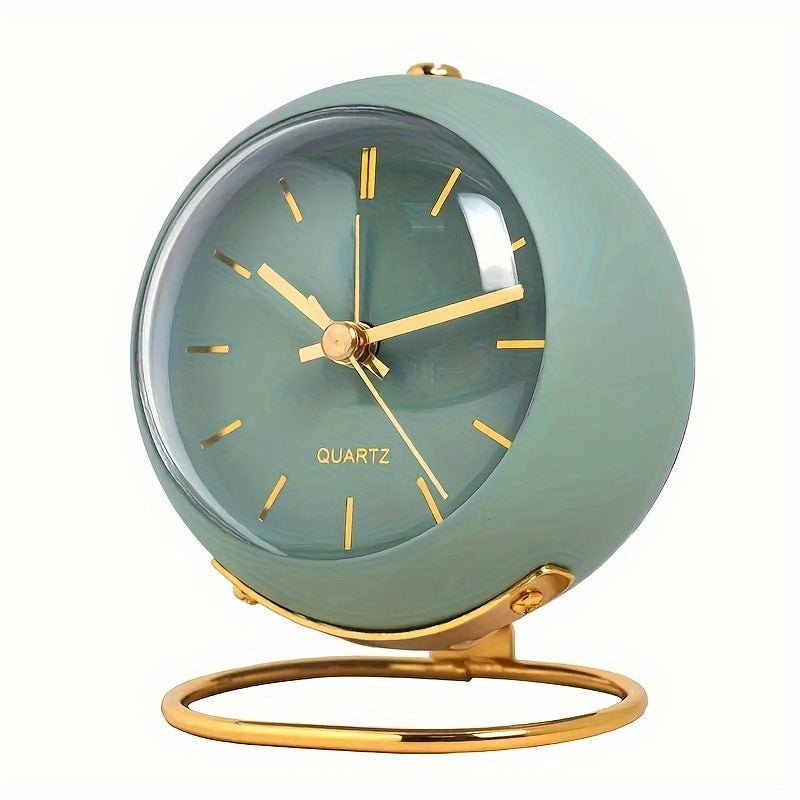 Buzzley Retro analogový budík s tichým chodem, klasický design do ložnice | Lersk