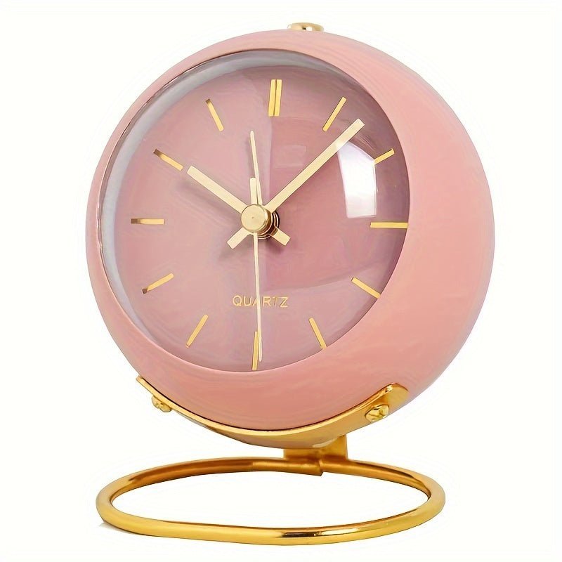 Buzzley Retro analogový budík s tichým chodem, klasický design do ložnice | Lersk