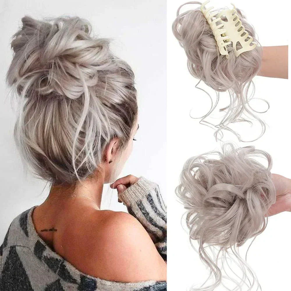 Pinza para cabello CurlyBun para moño rizado instantáneo, para peinados rápidos, recogidos diarios y looks elegantes | Lersk