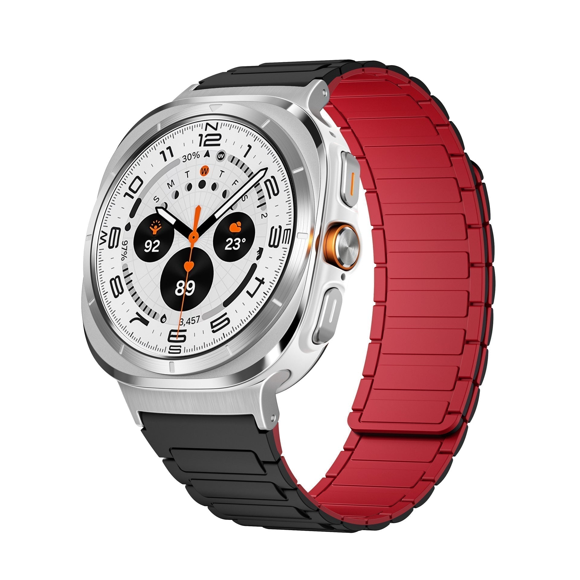 Pulseira Desportiva Magnética de Silicone Rivon para Samsung Watch 7 Ultra | Lersk