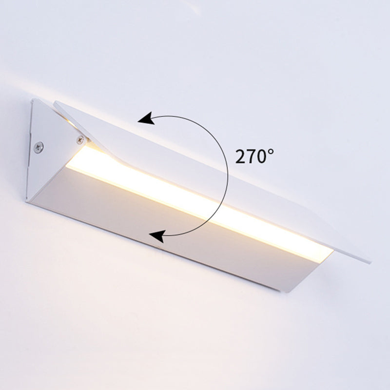 NovaLume LED Metall Innen-Wandlampe drehbar Weiß | Lersk