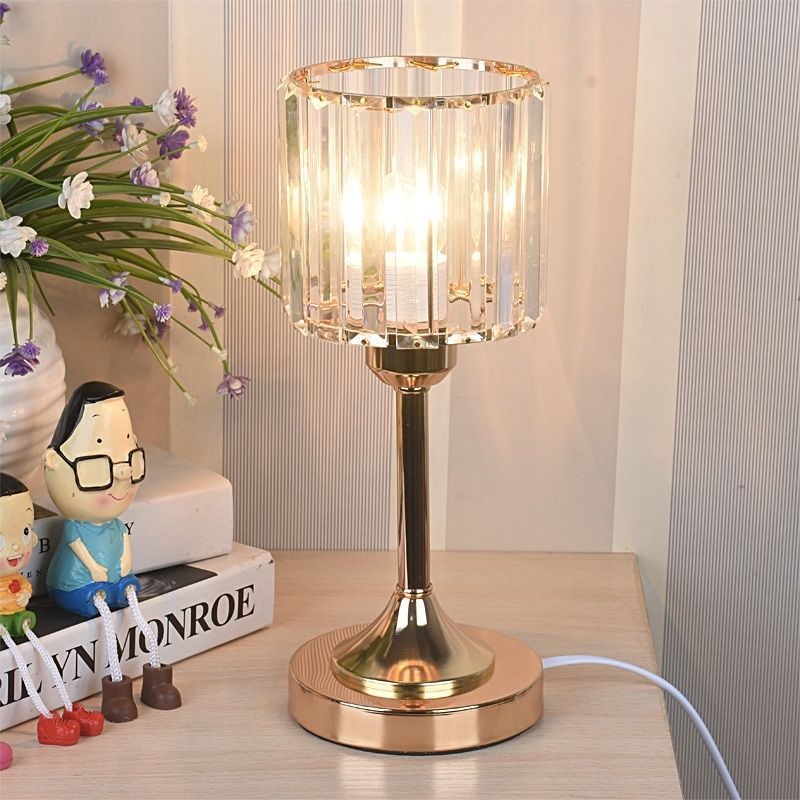 Nordic Crystal Table Lamp With Crystal Accent For Modern Interiors And Home Decor | Lersk