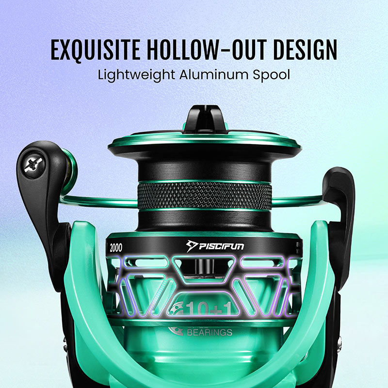 Navijáky Piscifun Carbon Prism Ultralight na přívlač | Lersk