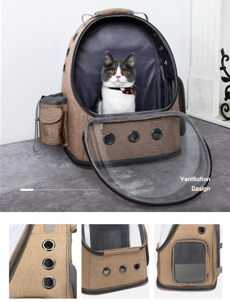 NebulaPaw Space Capsule Cat Backpack for Travel Comfort | Lersk