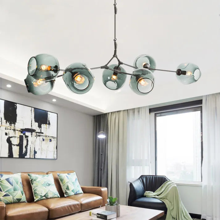 LustraNova Glass Bubble Pendant Light With Branching Arms Ambient Lighting | Lersk