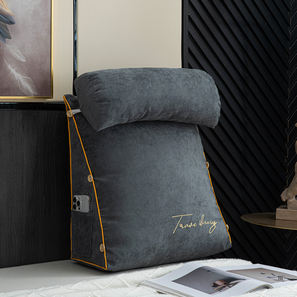 NovaSupport Ergonomic Back Reading Pillow for Bed and Sofa | Lersk