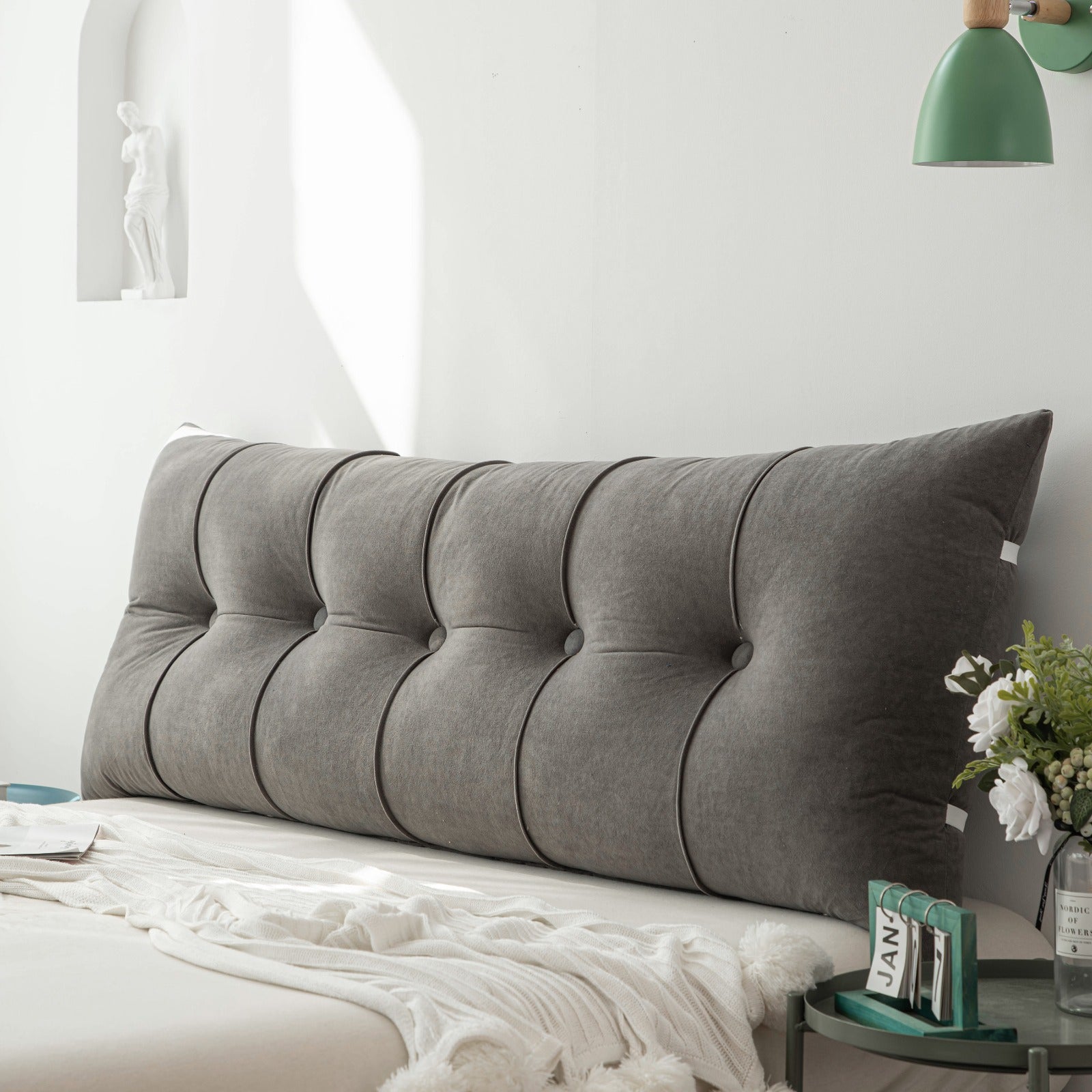 LumaRest Yatak ve Kanepe için Sırt Destekli Başlık Yastığı | Lersk