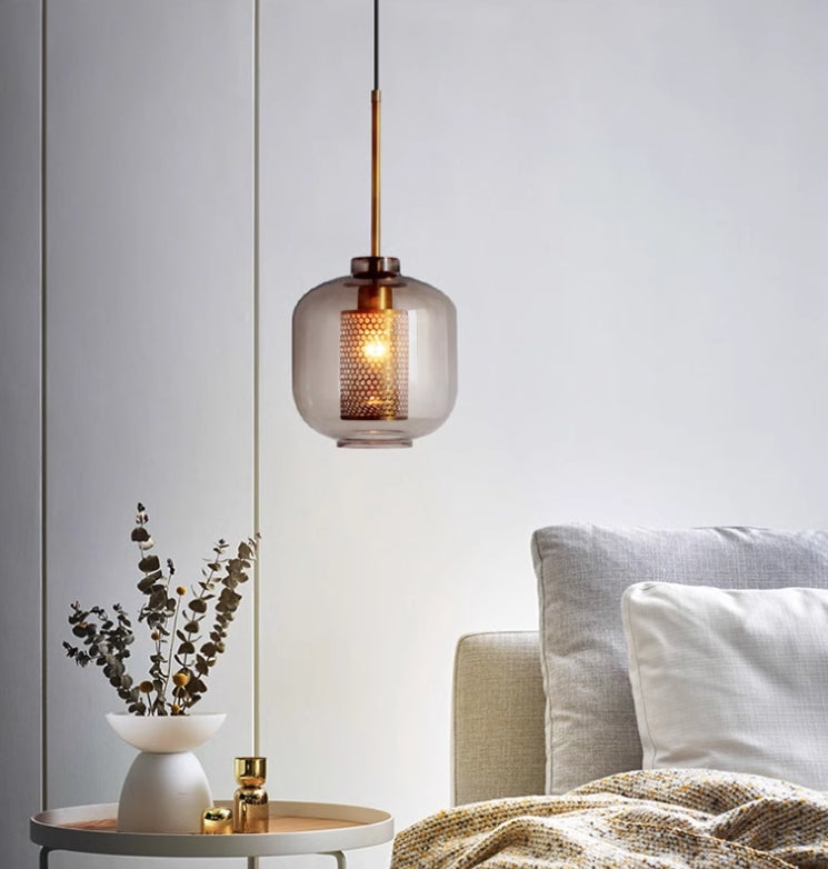 LumenVera skleněná závěsná lampa pro teplé ambientní světlo | Lersk