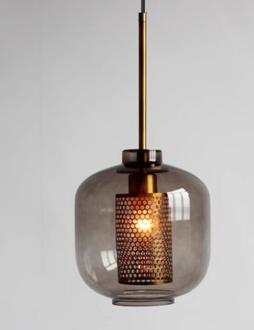 LumenVera skleněná závěsná lampa pro teplé ambientní světlo | Lersk