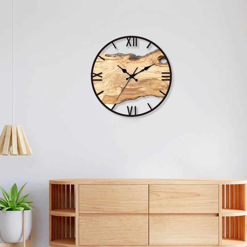 AstraLume Transparent Wall Clock In Minimalist Modern Decor | Lersk