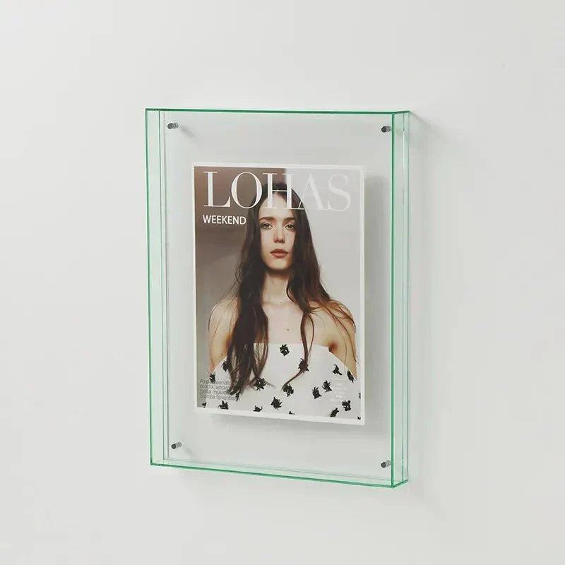 NovaGlass Coloured Clear Acrylic Photo Frame Wall Display
