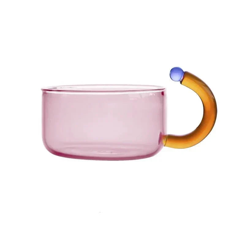 Glass Teapot Set With Contrasting Finish And Optional Mug With Built In Filter | Lersk
