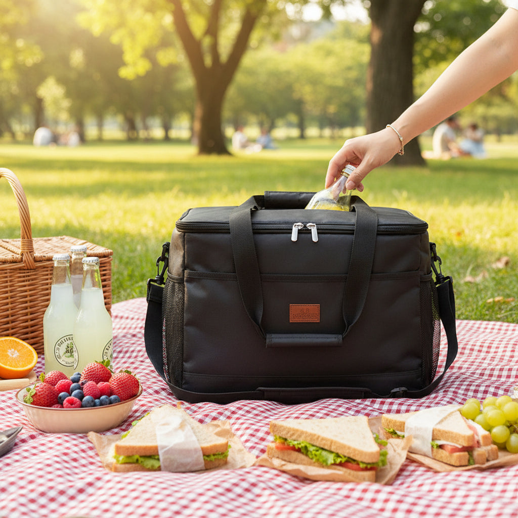 Cooling Insulated Cooler Bag Zippered | Lersk