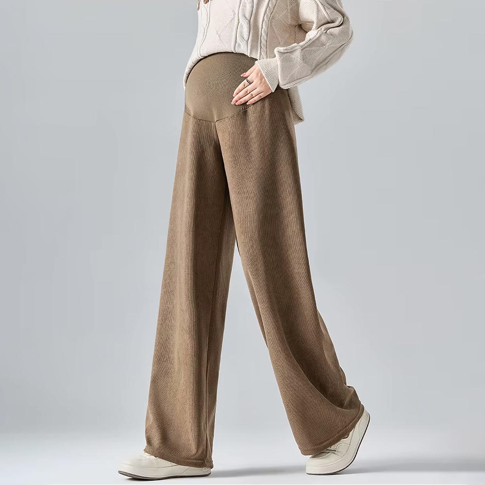 Relaxed Wide-Leg Maternity Trousers | Lersk