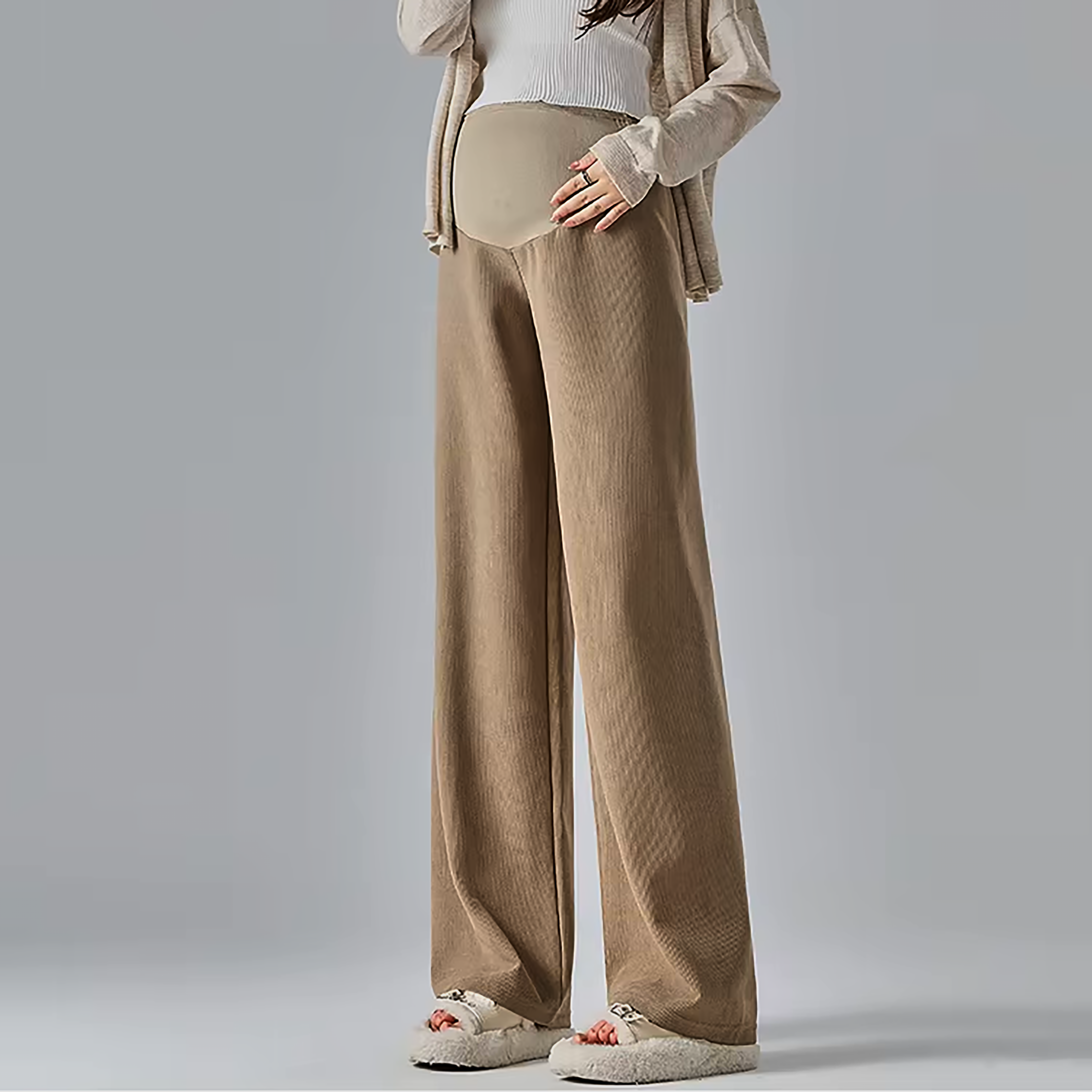 Relaxed Wide-Leg Maternity Trousers | Lersk