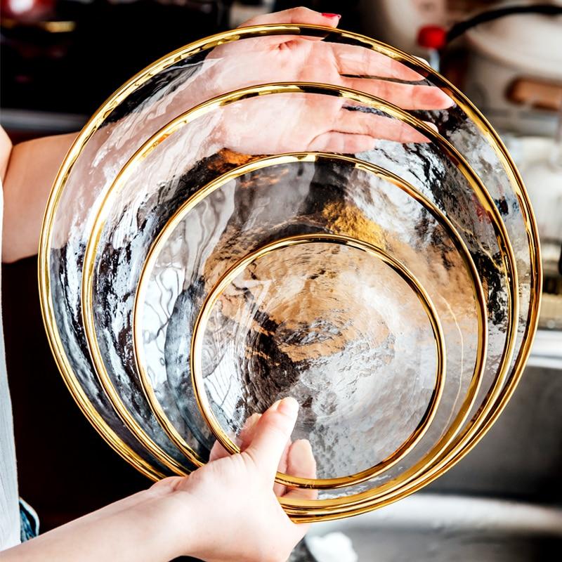 Aurelia Geschirrset mit Glas Blur Finish, runde Teller | Lersk