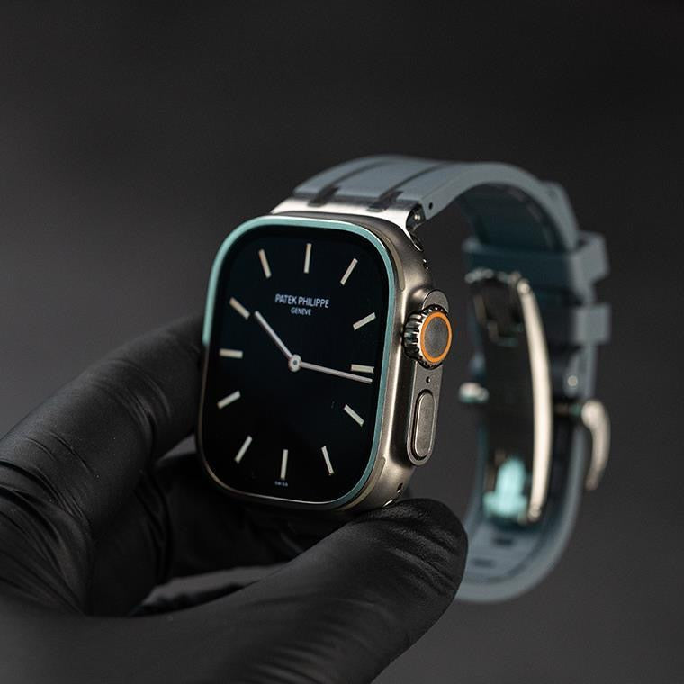 VeroFit | Thick Silicone Band with Titanium Adapter for Apple Watch | Lersk