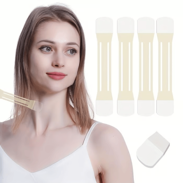 Hals-Lifting-Tape mit unsichtbarem, hautfreundlichem Klebstoff für sofortige Straffung und Konturierung | Lersk