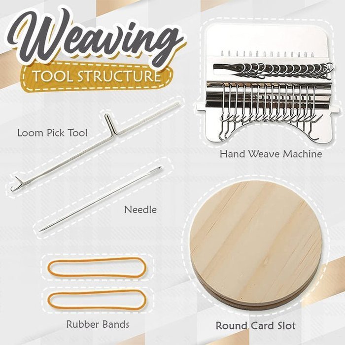 Essential Darning Weaving Loom Kit For Household Sewing And Delicate Repairs Everyday | Lersk