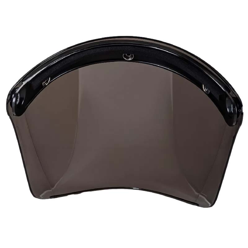 Vintage Flat Visor for Riders Anti-Fog UV-Proof Polycarbonate BKS65 | Lersk