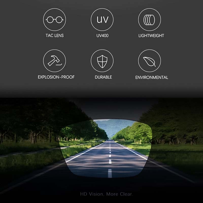 AeroRover Pro Polarisierte Motorrad-Sonnenbrille mit TR90-Gestell | Lersk