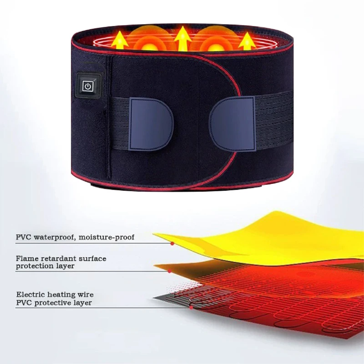 Cinturón de Soporte Lumbar Calefactable ReliefMate | Lersk