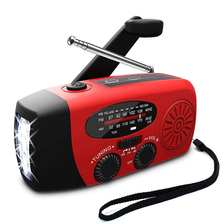 LifeSaver Wind Up Radio Solar Emergency Power Bank Outdoors | Lersk