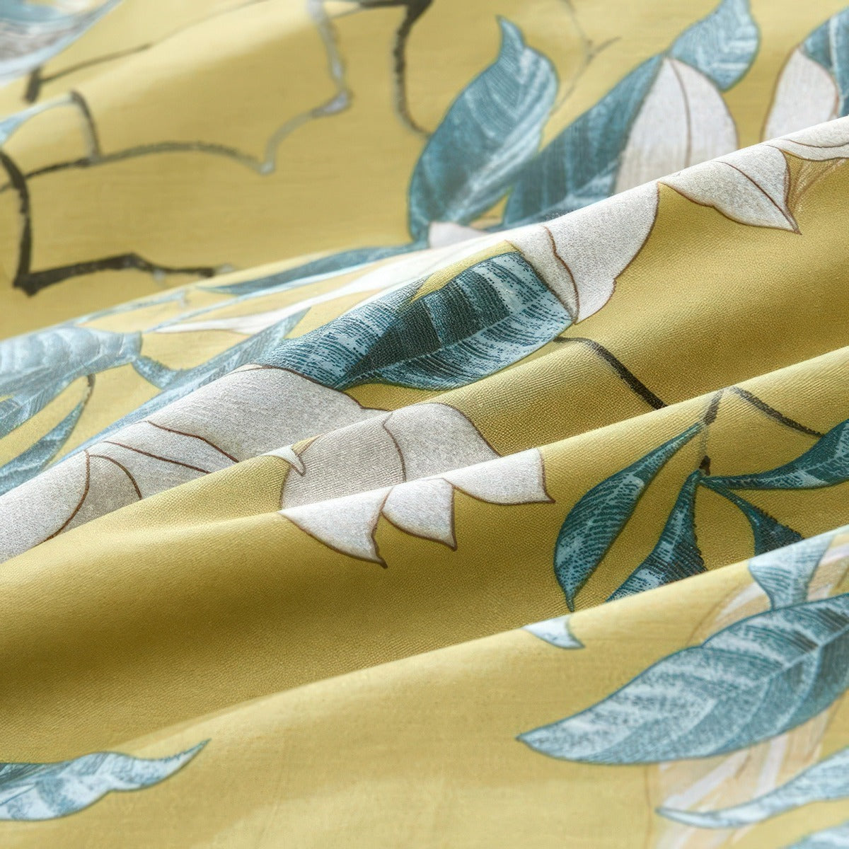 Nexa Home Egyptian Cotton Bedding Set | Yellow Print | Lersk