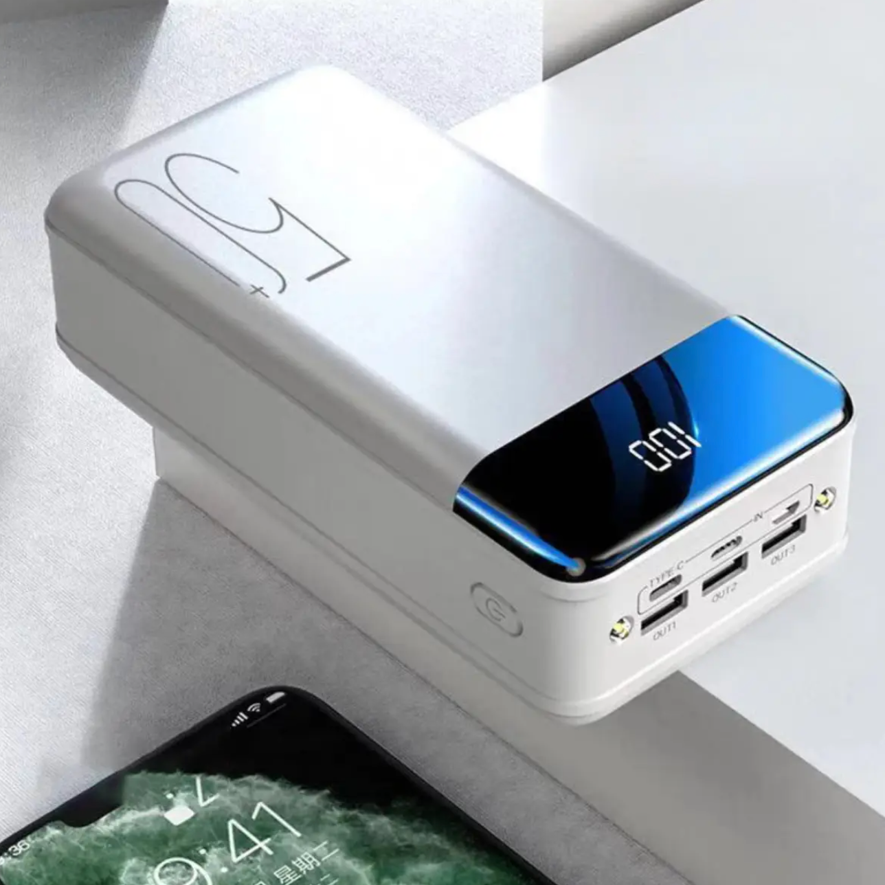 VoltNova 100000mAh Přenosná nabíječka s rychlým nabíjením | Lersk