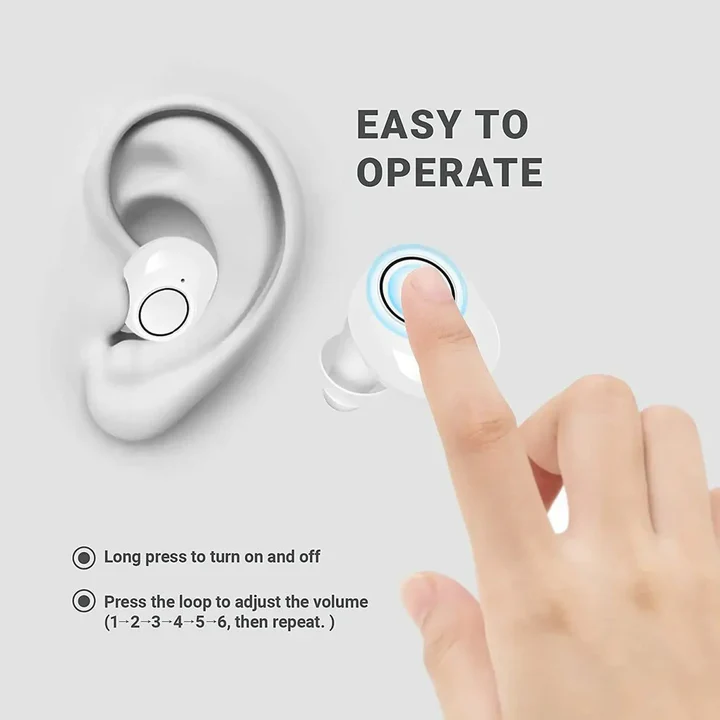 Sluchadla s ovládáním přes aplikaci pro připojení ke smartphonu, hands-free použití a každodenní pohodlí | Lersk
