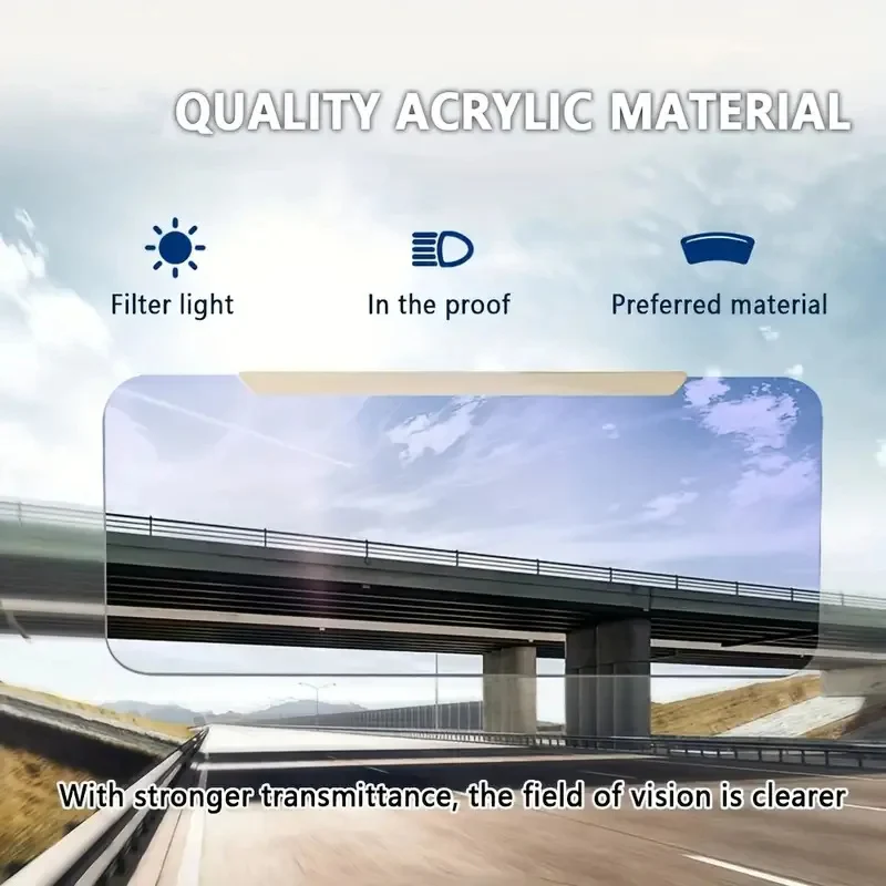 Anti-Glare Car Sun Visor Extender For Clearer Driving Visibility Day And Night All Weather | Lersk