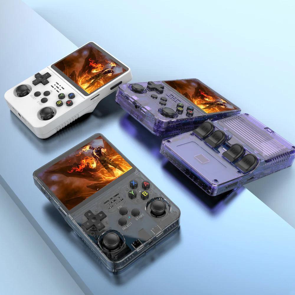 Retro přenosná herní konzole s HD obrazovkou a USB nabíjením | Lersk