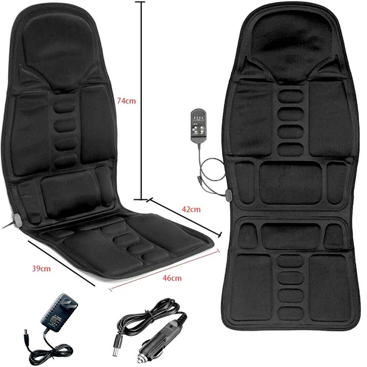 8 Mode Massage Chair Pad With Heated Back And Neck Cushion For Home And Vehicle Use | Lersk