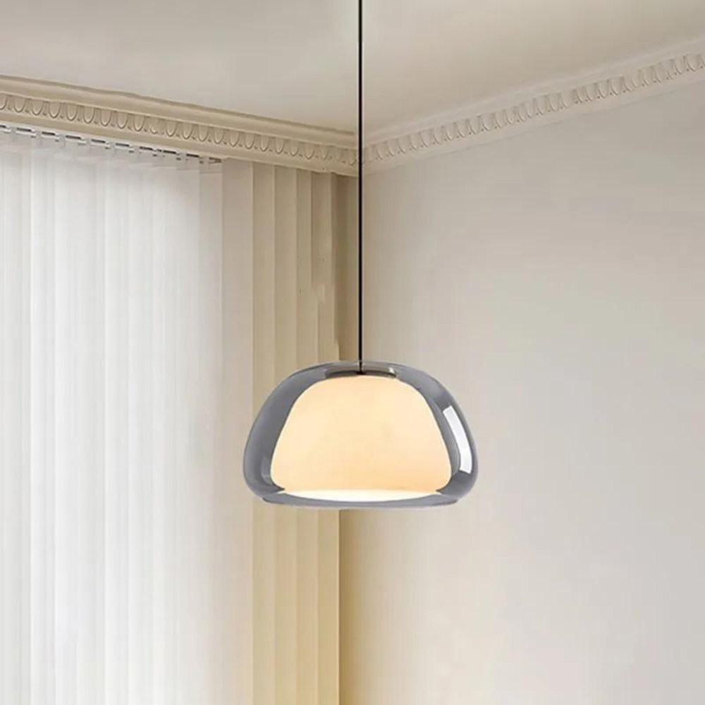 Luminex | Doppelglas-Kuppel-Pendelleuchte mit sanftem Leuchten | Lersk
