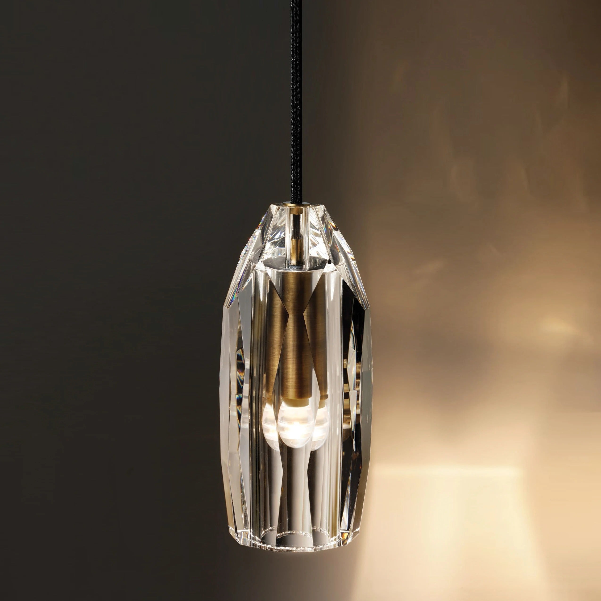 Asterra Premium Full Copper K9 Crystal LED Pendant Lights | Lersk