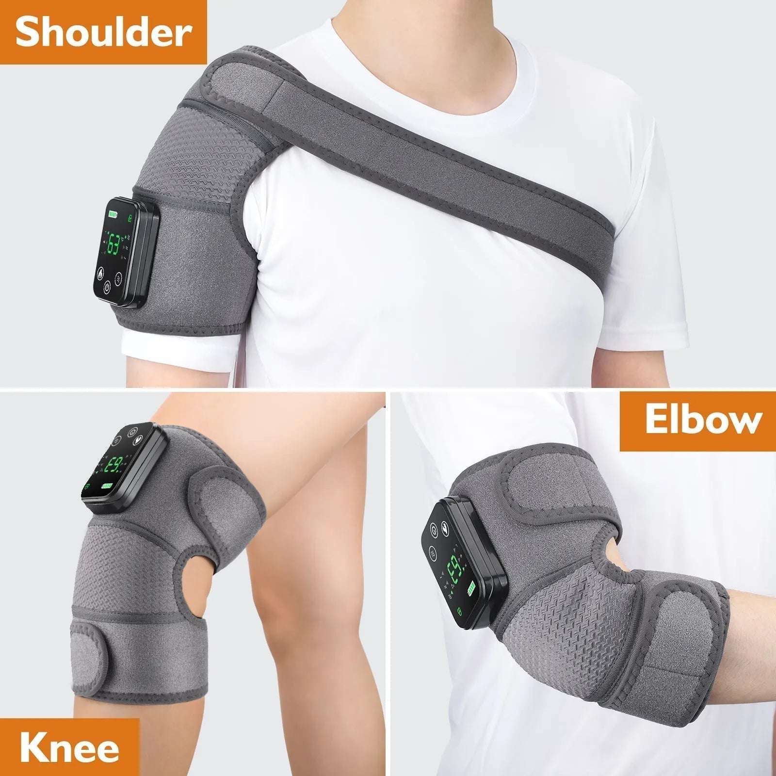 VitaPulse Knee and Shoulder Brace With Heat and Vibration | Lersk