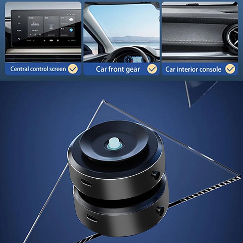 Magnetic Car Phone Holder With Suction Cup Hands Free Secure Mount For Drivers | Lersk
