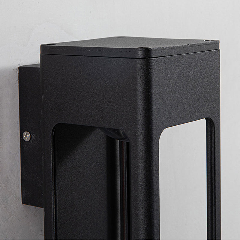 Lampada da parete esterna geometrica Aureto moderna impermeabile IP65 | Lersk