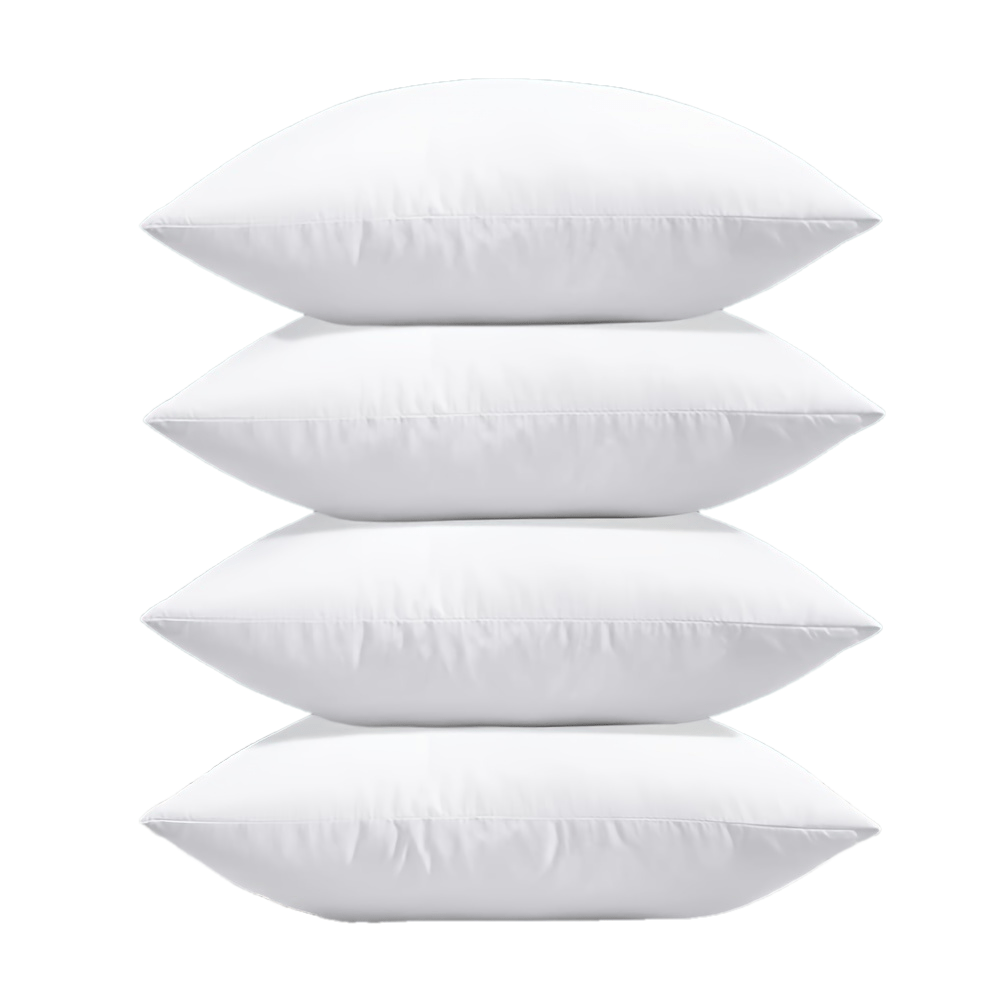 LumiNest Hypoallergent Pude Fyld Sæt med 4 Premium | Lersk