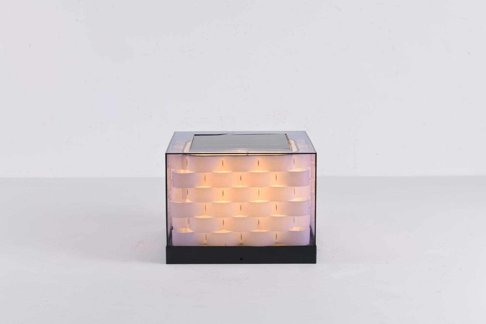 Kirrea | Pletené solární venkovní světlo Cube | Lersk