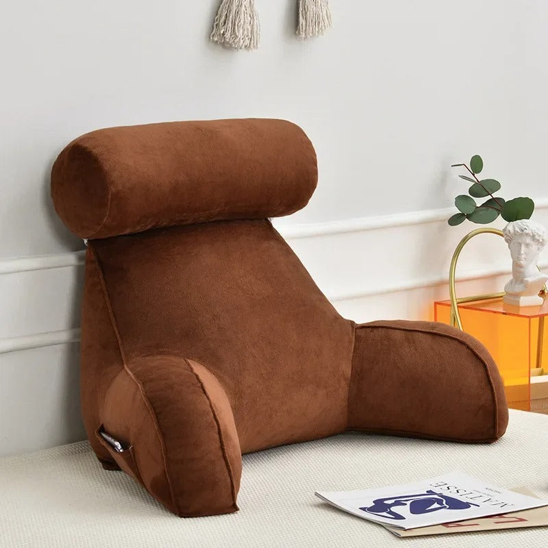 Almofada de Encosto com Braços e Apoio de Cabeça para Leitores Suporte Ergonómico | Lersk