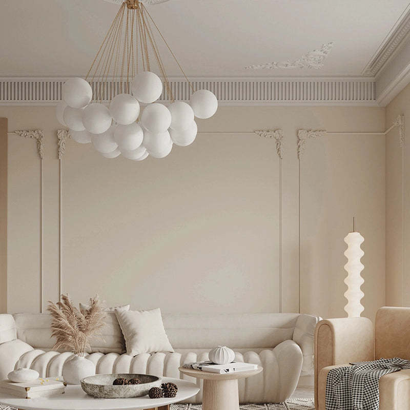 LumeSphere LED-Hängeleuchte in Schwarz und Gold | Lersk