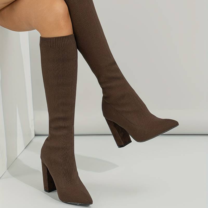 NovaStride Comfort Sock Boots With Plush Heels For All Day | Lersk