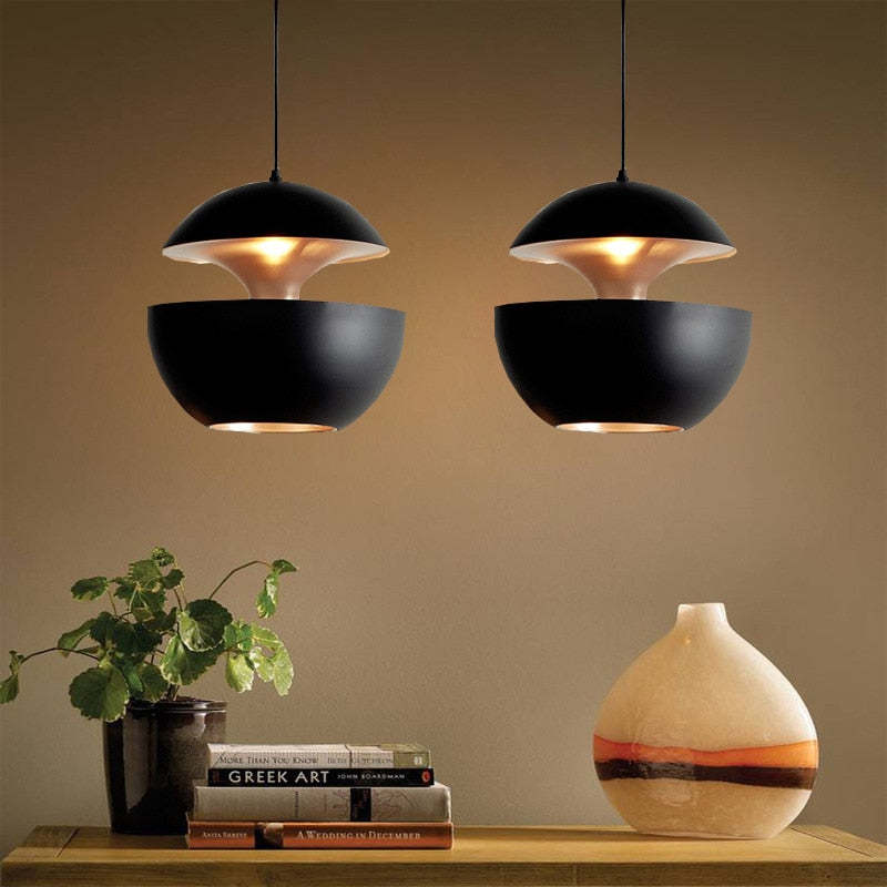 Nazifa Modene LED függeszték időtlen fekete-fehér design nappalikba | Lersk