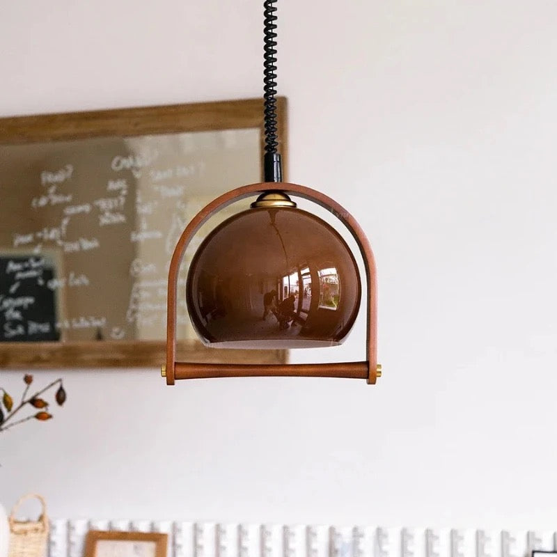 Závěsná lampa Linara Timber | Lustry do jídelny a nad kuchyňské ostrůvky | Lersk