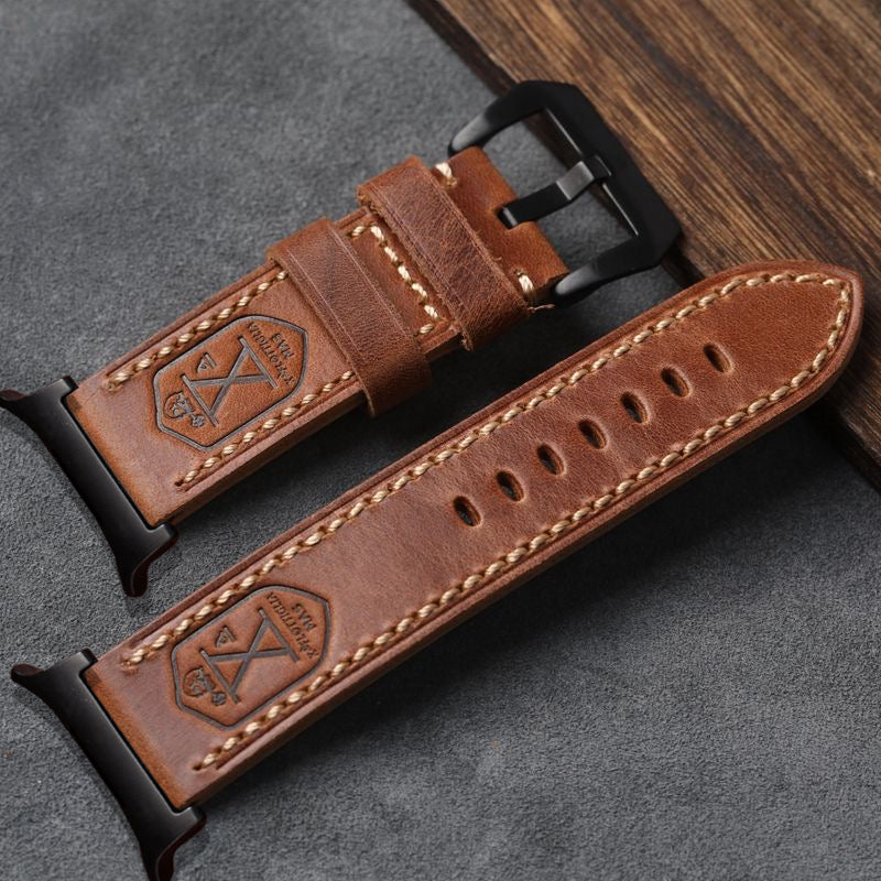 Ardentora Vintage Leather Strap for Samsung Watch Ultra | Lersk